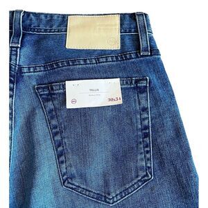 AG Adriano Goldschmied NWT The Tellis Men's Modern Slim Denim Blue Jeans - 30x34